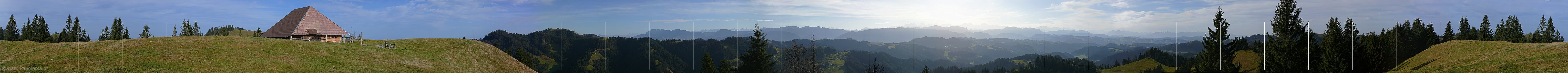 P001634: Panorama Napfgebiet, Emmental mit Berner Alpen