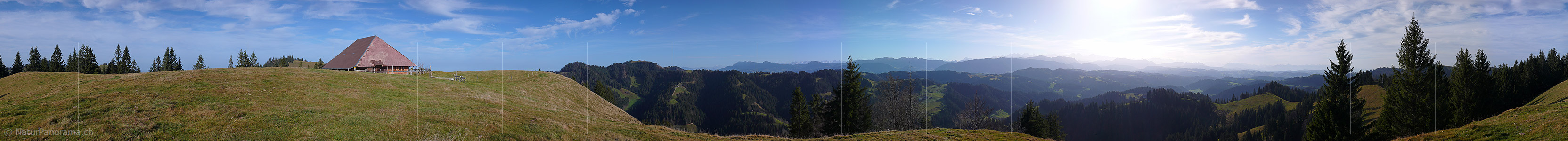 P001692: Panorama Emmentaler Hügellandschaft