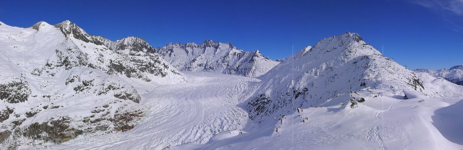 P001860: Panoramabild Grosser Aletschgletscher