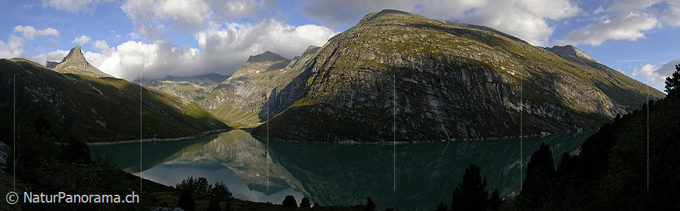 P001875: Panorama Zervreilasee, Vals, Graubünden
