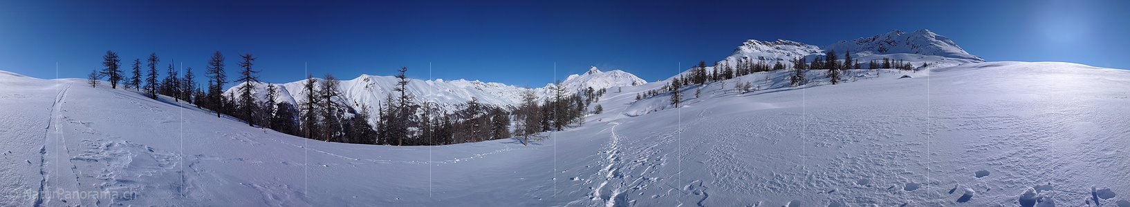 P001962: Panoramabild Winterliche Berglandschaft