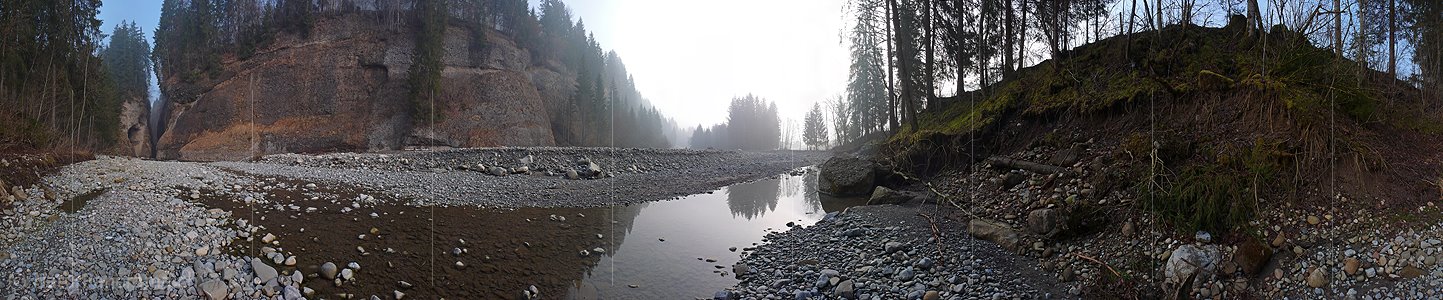 P001980: 360° Panorama Nagelfluhwände am Eingang des Räblochs