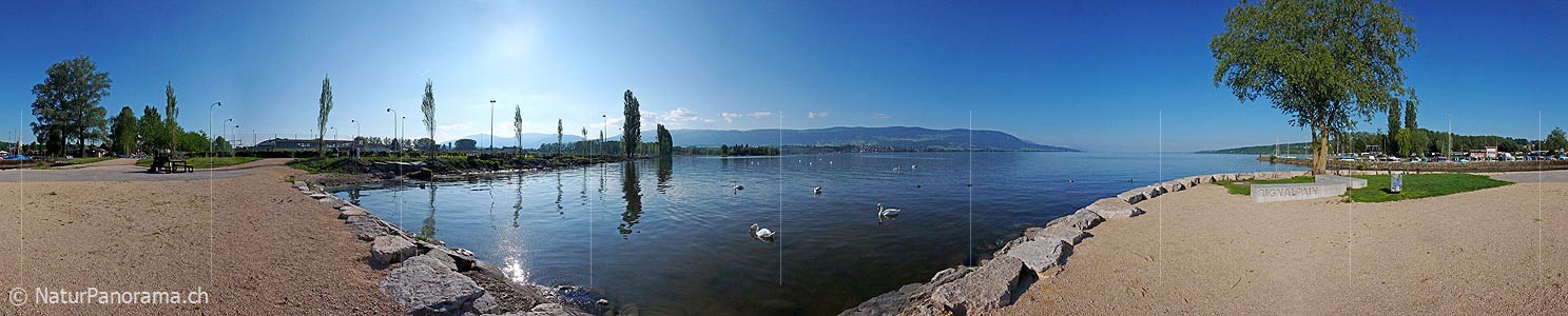 P002223: Panorama Yverdon und Neuenburgersee