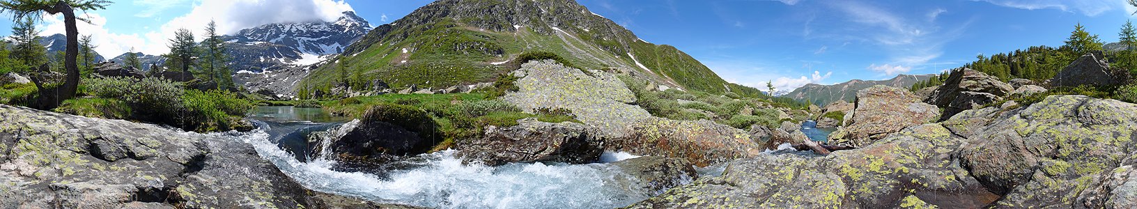 P002285: Panoramabild Wasser und Fels