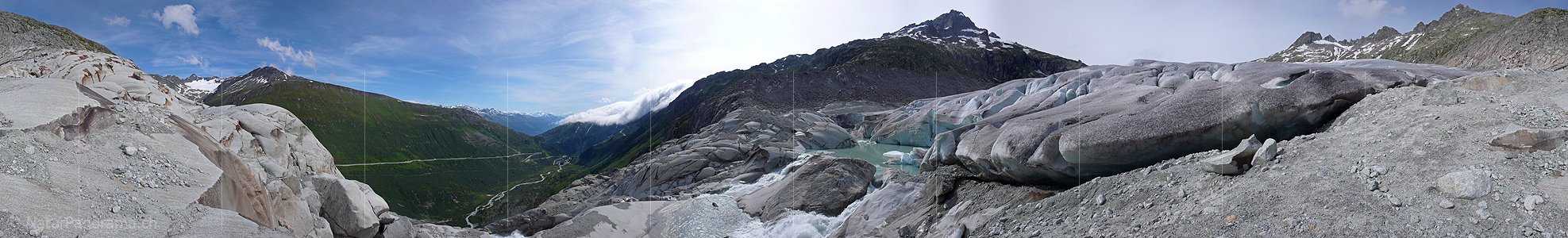 P002306: Panoramafoto Rhonegletscher
