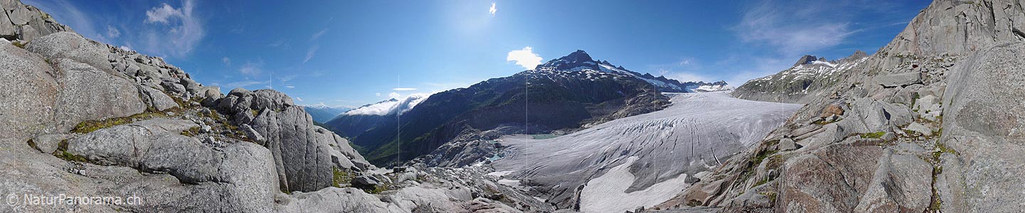 P002307: 360° Panoramic image Rhone glacier