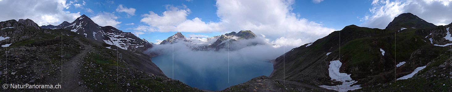 P002316: 360° Panoramic image Early morning at Griessee