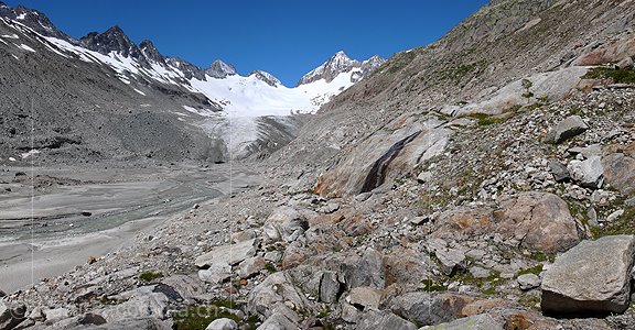 P002333: Panorama Oberaargletscher, Oberaarjoch und Oberaarhorn