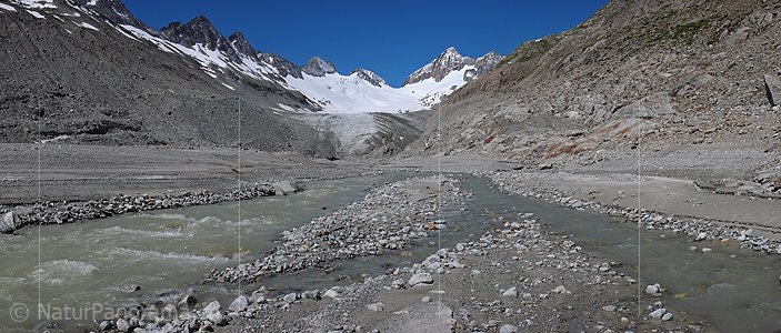 P002334: Panoramabild Schwemmebene und Gletschervorfeld
