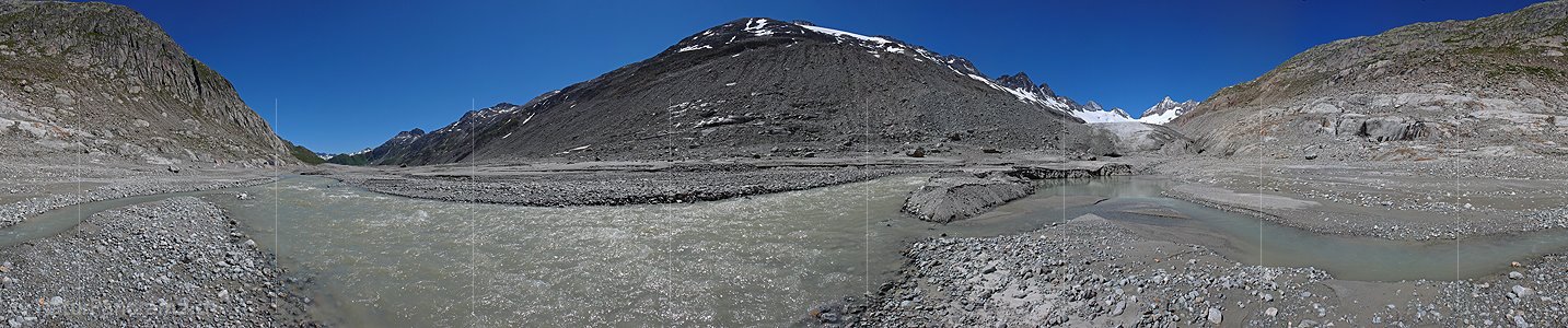 P002336: Panoramaaufnahme Schwemmebene und Gletschervorfeld