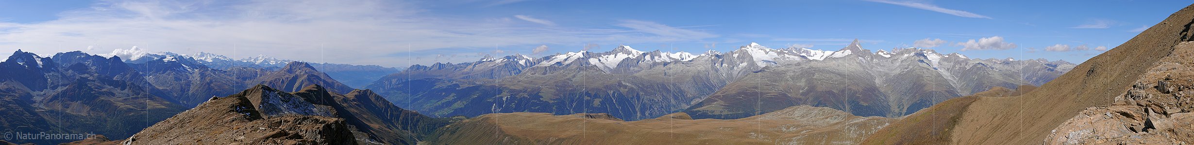 P002509: Grosspanorama Walliser und Berner Alpen