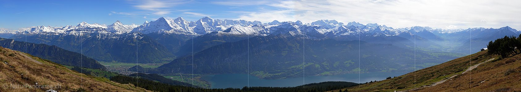 P002515: Grosspanorama Berner Alpen, Berner Voralpen und Thunersee