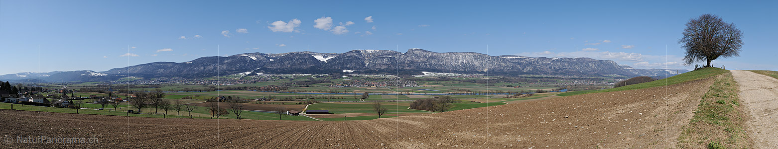 P003281: Panoramabild Jurasüdfuss Grenchen - Solothurn