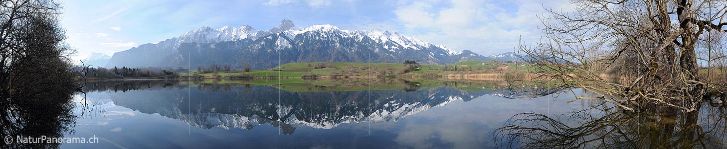 P003326: Panorama view Mirroring with morning atmosphere