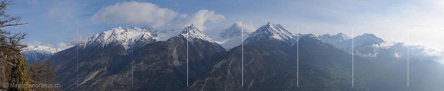 P003381: Panoramabild Bietschhorngruppe