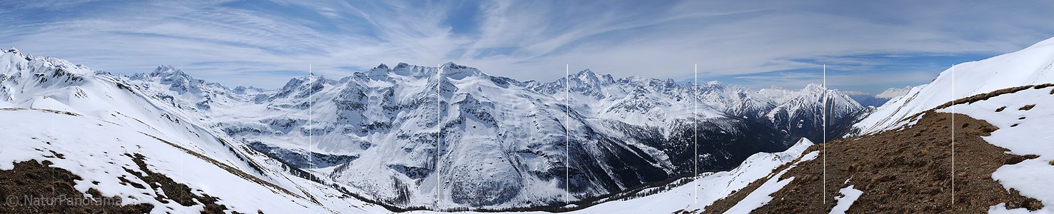 P003403: Panoramabild Bergtal im Winter