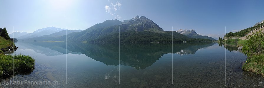 P003806: Panoramafoto Silsersee (Lej da Segl)