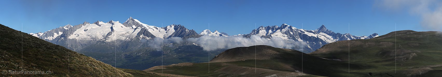 P003851: Grosspanorama Berner Alpen von Süden