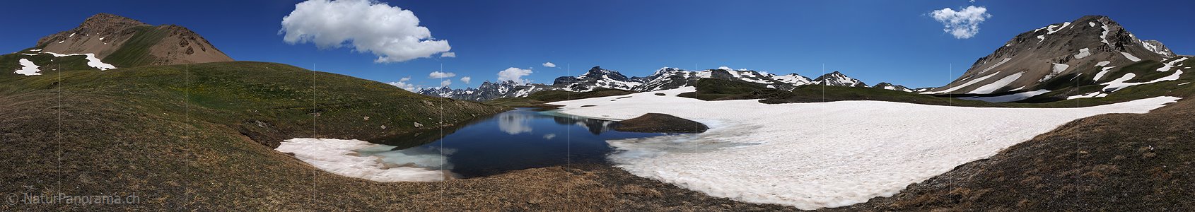 P003866: Panorama Nordische Landschaft mit Bergsee