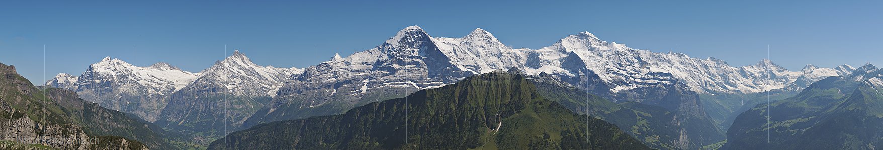 P003897f: Panoramafoto Berner Alpen