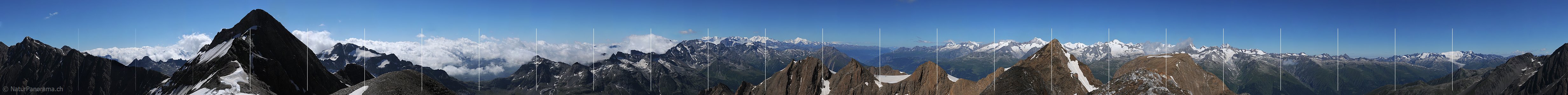 P003910: Hochauflösendes Gipfelpanorama Turbgrat