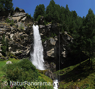 P003967: Panoramabild Hoher Wasserfall