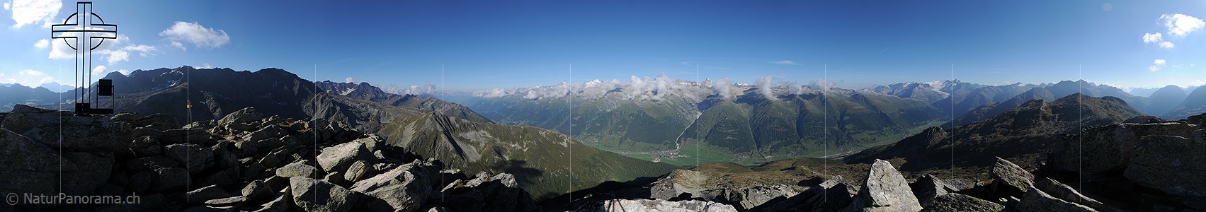 P004052: Panoramabild Brudelhorn und Obergoms