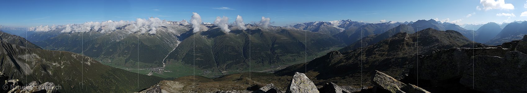 P004053: Grosspanoramabild Brudelhorn und Obergoms