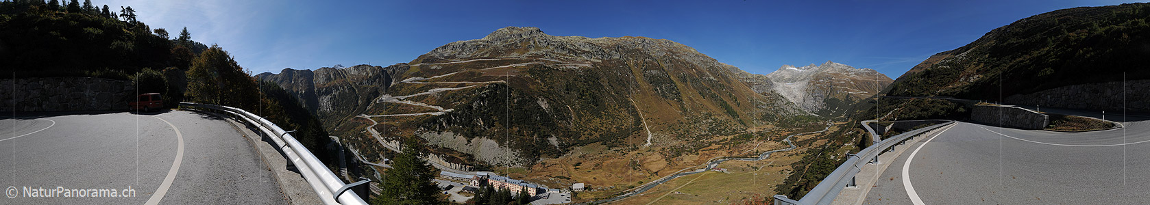 P004212: Panoramabild Alpenpass (Furkapass)