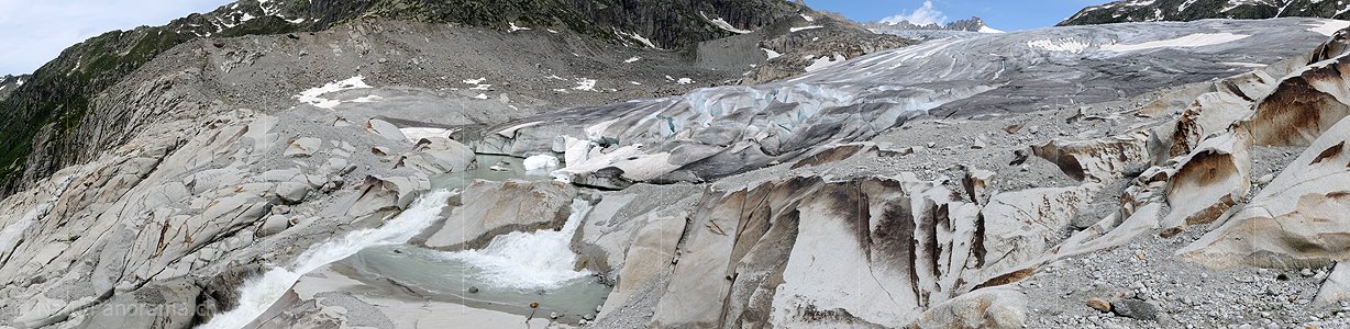P004244: Panoramabild Gletscherrückgang