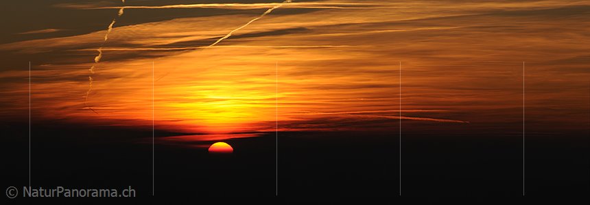 P004356: Panoramafoto Sonnenuntergang