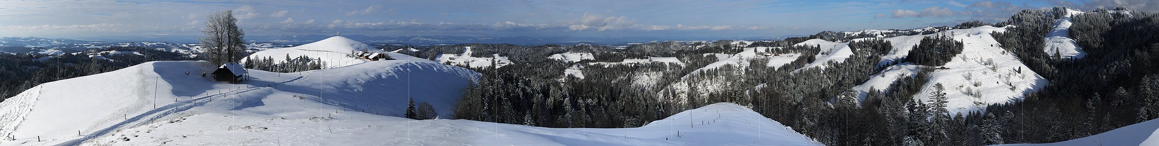 P004393: Grosspanorama Emmentaler Winterlandschaft