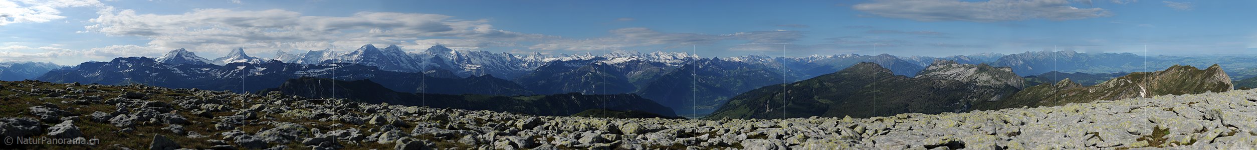 P005146: Grosspanoramabild Berner Alpen und Voralpen vom Hohgant