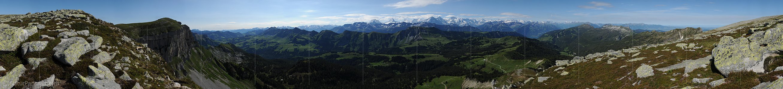 P005150: Grosspanorama Berner Voralpen (Hohgant) und Alpenpanorama