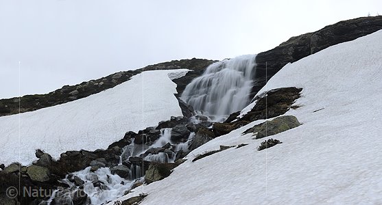 P005204: Grosspanoramabild Wasserfall im Nebel