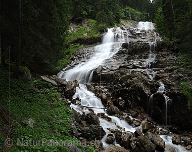 P005293: Grosspanoramabild Wasserfall (Dündefall, Kiental)