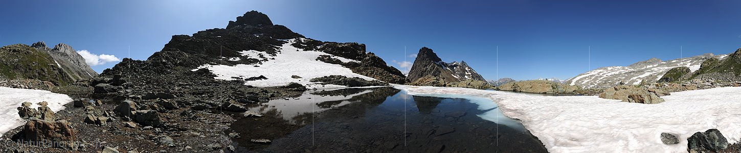 P005370: Panoramabild Grampielpass, Landschaftspark Binntal