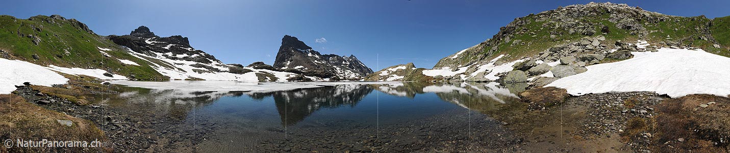 P005379: Panoramabild Spiegelung im Geisspfadsee