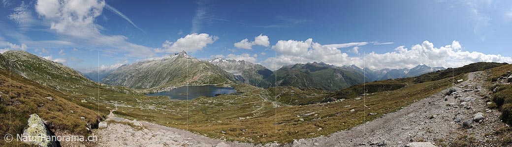 P005491: Panoramic picture Grimselpass and Totesee