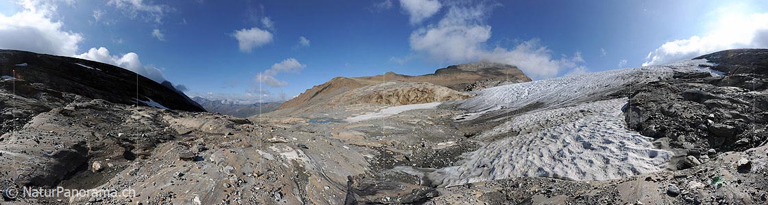 P005545: Panoramic picture of glacier