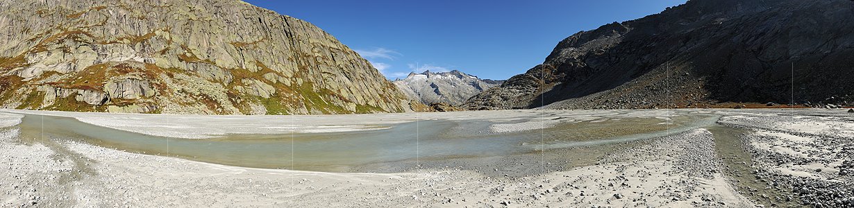 P005656: Panoramabild Alpine Schwemmebene