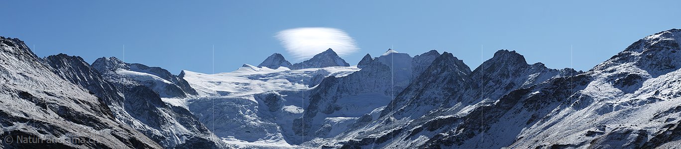 P005728a: Panoramabild Grand Cornier und Dent Blanche