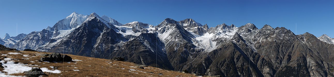 P005748: Grosspanoramabild Weisshorngruppe