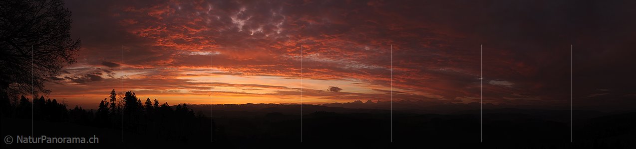 P005900: Panoramabild Dramatische Morgenstimmung