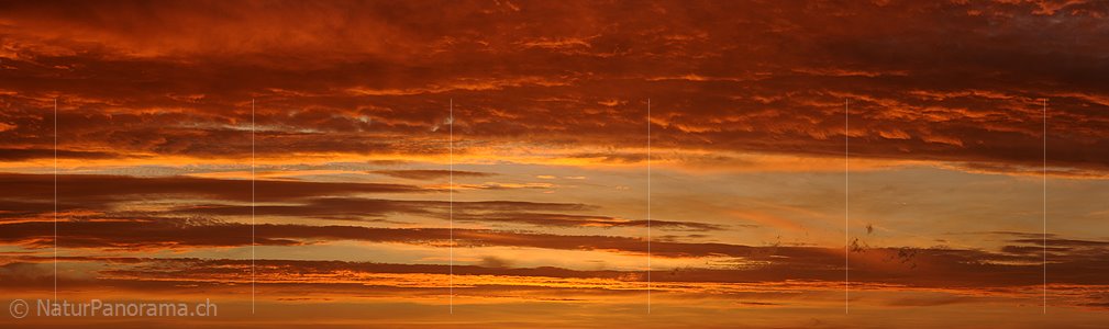 P005903: Panoramabild Glühender Himmel