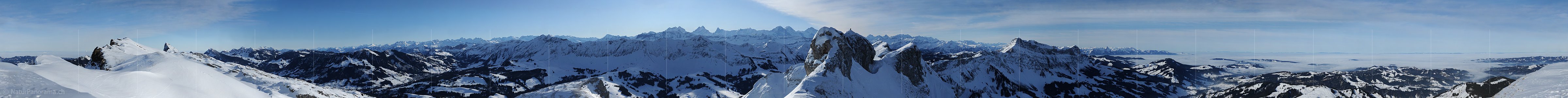 P006031b: 360° Alpenpanorama von der Schrattenfluh