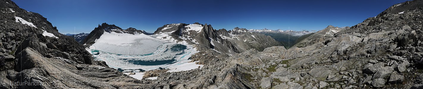 P006380: 360° Gigapixel-Panoramabild Gletschersee (Stand 7.2010)