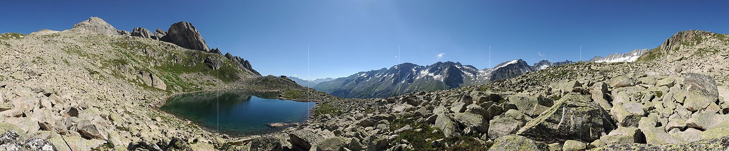 P006430: Panoramabild Bergsee und Bergseeschijen