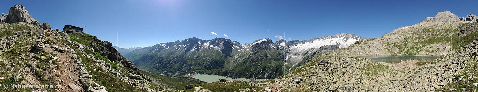 P006433: Panoramic picture Bergsee and Bergsee hut