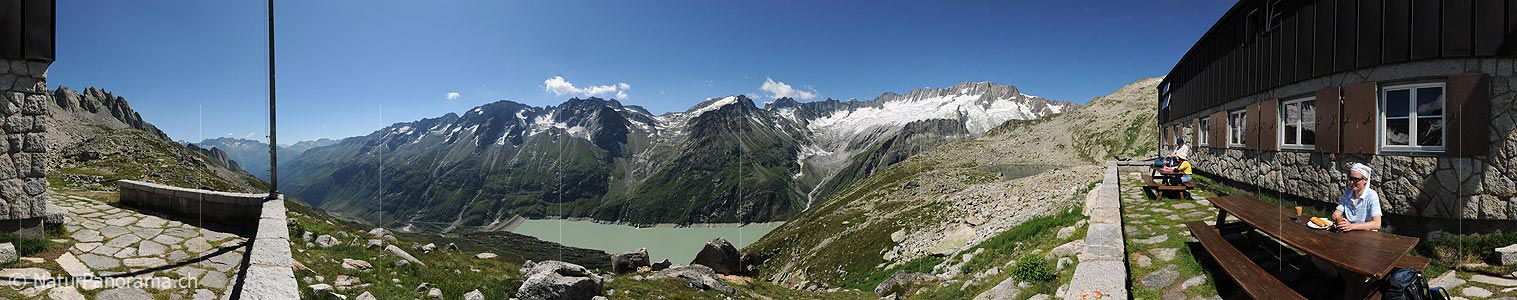 P006434: Panoramic picture Bergsee hut